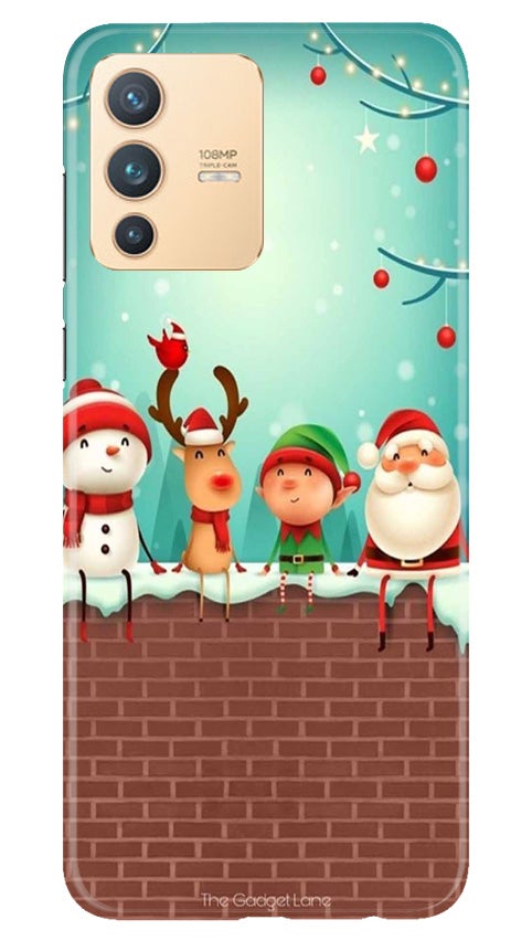 Santa Claus Mobile Back Case for Vivo V23 Pro (Design - 334)