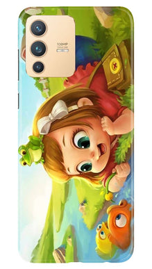Baby Girl Mobile Back Case for Vivo V23 Pro (Design - 339)