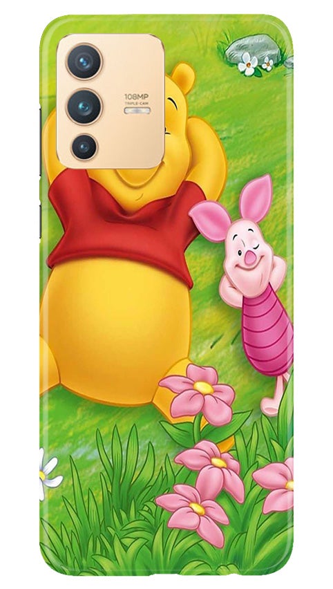 Winnie The Pooh Mobile Back Case for Vivo V23 Pro (Design - 348)