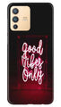 Good Vibes Only Mobile Back Case for Vivo V23 Pro (Design - 354)