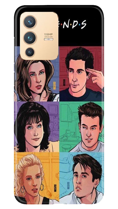 Friends Mobile Back Case for Vivo V23 5G (Design - 357)