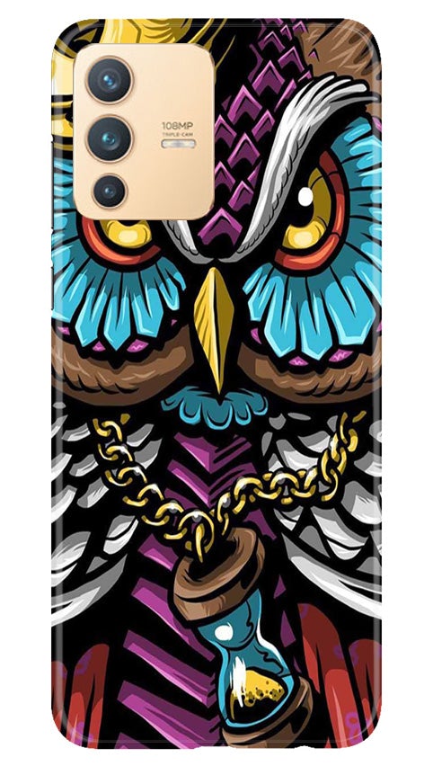 Owl Mobile Back Case for Vivo V23 5G (Design - 359)
