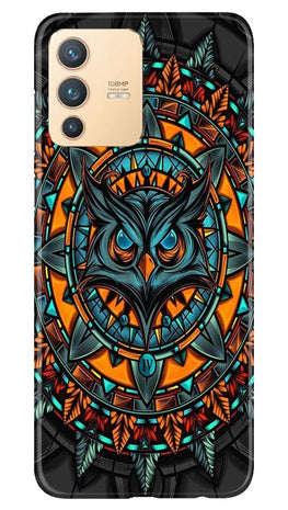 Owl Mobile Back Case for Vivo V23 5G (Design - 360)