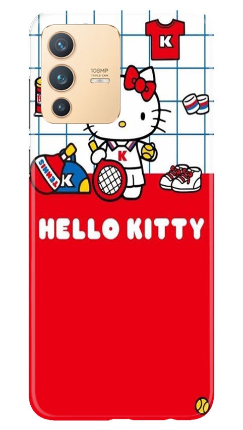 Hello Kitty Mobile Back Case for Vivo V23 Pro (Design - 363)