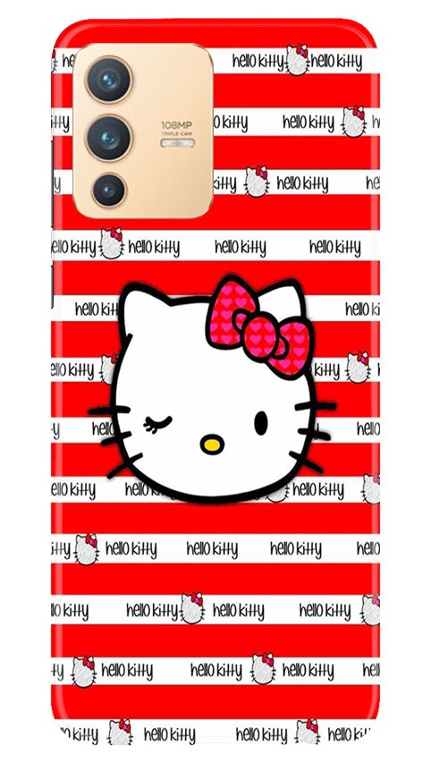 Hello Kitty Mobile Back Case for Vivo V23 5G (Design - 364)