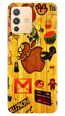 Wooden Texture Mobile Back Case for Vivo V23 Pro (Design - 367)
