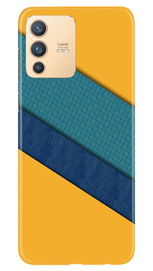Diagonal Pattern Mobile Back Case for Vivo V23 Pro (Design - 370)