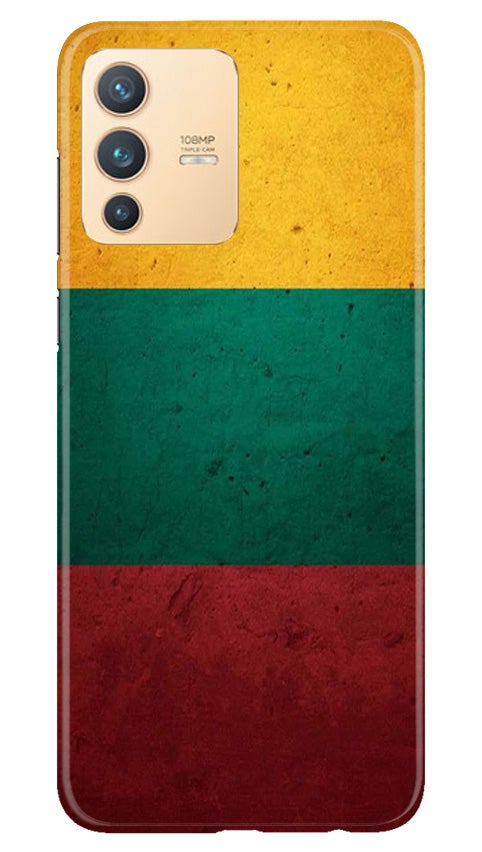 Color Pattern Mobile Back Case for Vivo V23 5G (Design - 374)