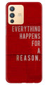 Everything Happens Reason Mobile Back Case for Vivo V23 5G (Design - 378)