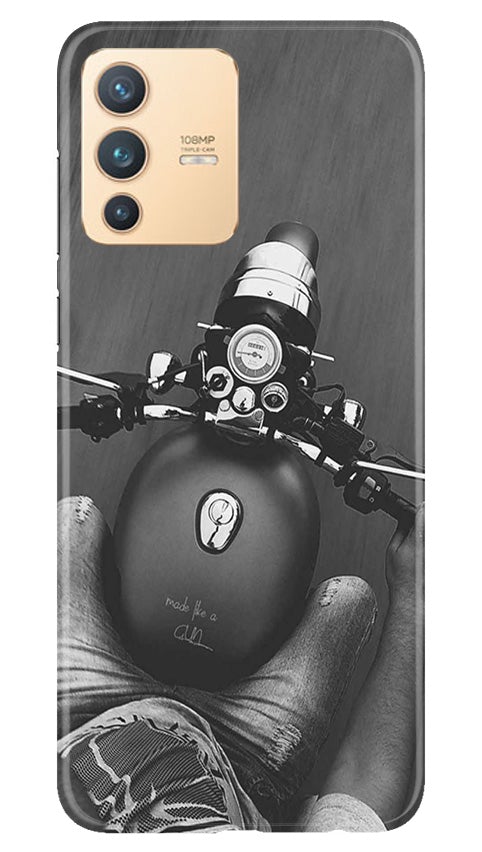 Royal Enfield Mobile Back Case for Vivo V23 Pro (Design - 382)
