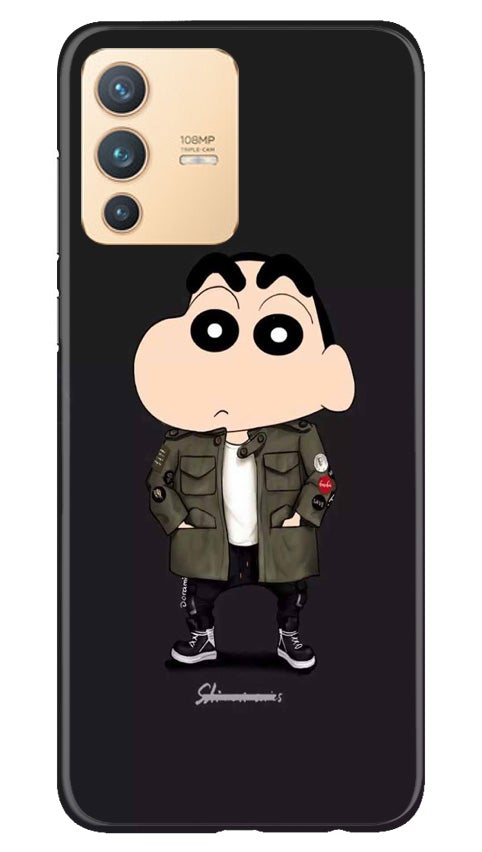 Shin Chan Mobile Back Case for Vivo V23 5G (Design - 391)
