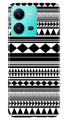 Black white Pattern Case for Vivo V25 5G