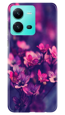 flowers Mobile Back Case for Vivo V25 5G (Design - 25)