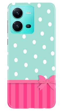 Gift Wrap Mobile Back Case for Vivo V25 5G (Design - 30)
