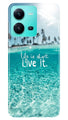 Life is short live it Case for Vivo V25 5G