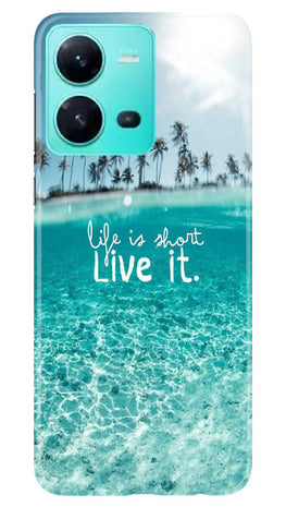 Life is short live it Case for Vivo V25 5G