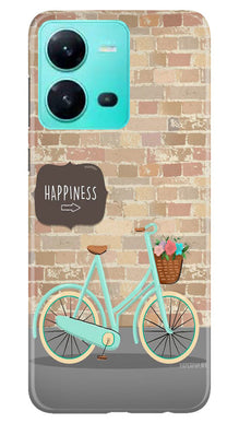 Happiness Mobile Back Case for Vivo V25 5G (Design - 53)