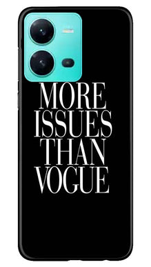 More Issues than Vague Mobile Back Case for Vivo V25 5G (Design - 74)