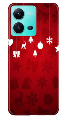 Christmas Mobile Back Case for Vivo V25 5G (Design - 78)