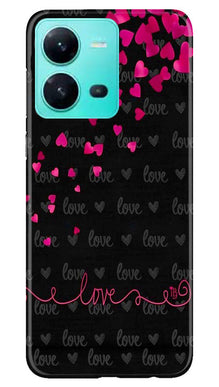 Love in Air Mobile Back Case for Vivo V25 5G (Design - 89)