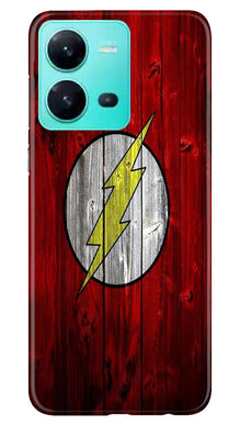 Flash Superhero Mobile Back Case for Vivo V25 5G  (Design - 116)