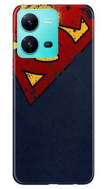 Superman Superhero Mobile Back Case for Vivo V25 5G  (Design - 125)