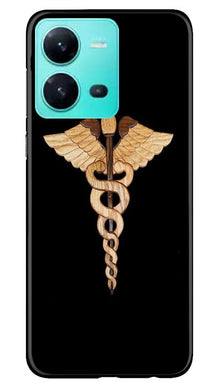 Doctor Logo Mobile Back Case for Vivo V25 5G  (Design - 134)