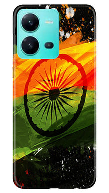 Indian Flag Mobile Back Case for Vivo V25 5G  (Design - 137)