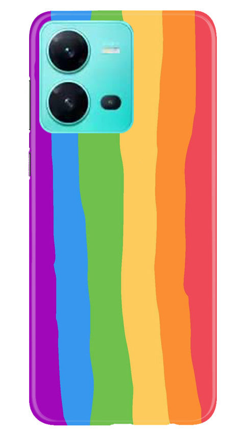 Multi Color Baground Case for Vivo V25 5G  (Design - 139)