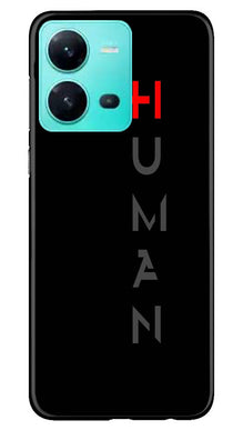 Human Mobile Back Case for Vivo V25 5G  (Design - 141)
