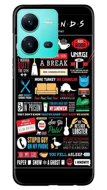 Friends Mobile Back Case for Vivo V25 5G  (Design - 145)