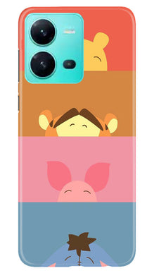 Cartoon Mobile Back Case for Vivo V25 5G (Design - 152)