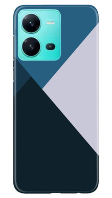 Blue Shades Mobile Back Case for Vivo V25 5G (Design - 157)