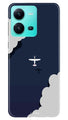 Clouds Plane Case for Vivo V25 5G (Design - 165)
