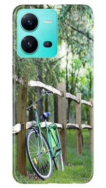 Bicycle Mobile Back Case for Vivo V25 5G (Design - 177)