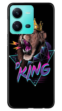 Colorful Square Mobile Back Case for Vivo V25 5G (Design - 187)