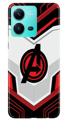 Ironman Captain America Mobile Back Case for Vivo V25 5G (Design - 223)