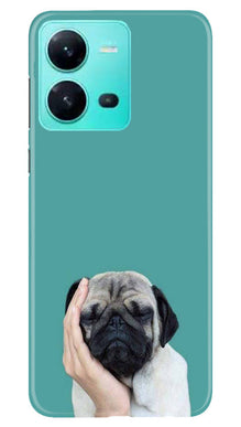 Puppy Mobile Back Case for Vivo V25 5G (Design - 295)