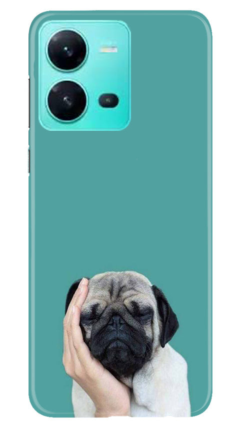 Puppy Mobile Back Case for Vivo V25 5G (Design - 295)