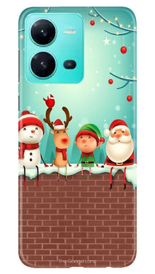 Santa Claus Mobile Back Case for Vivo V25 5G (Design - 296)
