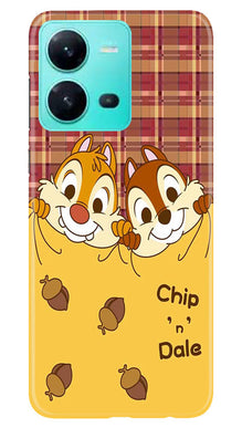 Chip n Dale Mobile Back Case for Vivo V25 5G (Design - 302)