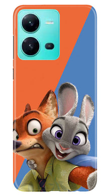 Cartoon Mobile Back Case for Vivo V25 5G (Design - 306)