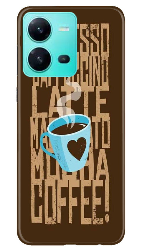 Love Coffee Mobile Back Case for Vivo V25 5G (Design - 311)