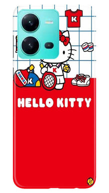Hello Kitty Mobile Back Case for Vivo V25 5G (Design - 322)
