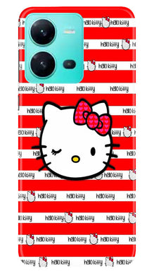 Hello Kitty Mobile Back Case for Vivo V25 5G (Design - 323)