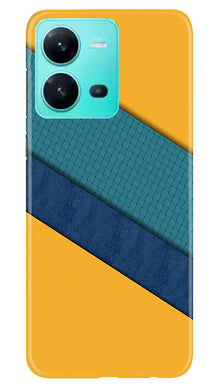 Diagonal Pattern Mobile Back Case for Vivo V25 5G (Design - 329)