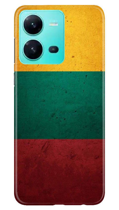 Color Pattern Mobile Back Case for Vivo V25 5G (Design - 333)