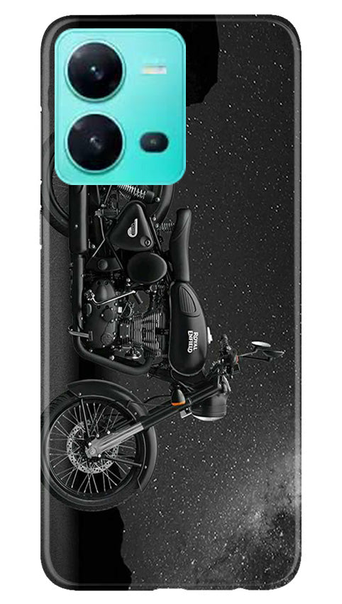 Royal Enfield Mobile Back Case for Vivo V25 5G (Design - 340)