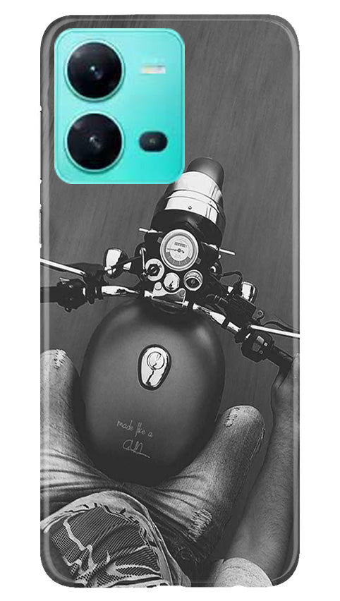 Royal Enfield Mobile Back Case for Vivo V25 5G (Design - 341)