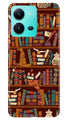 Book Shelf Mobile Back Case for Vivo V25 5G (Design - 348)